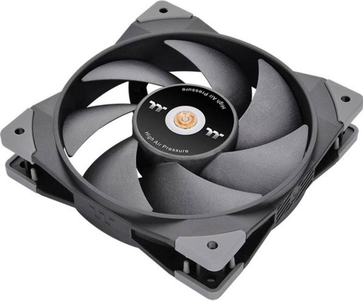 Actual product image Thermaltake 120mm GT12 PC Cooling Fan TT Premium Edition Black - 1 Pack (120 mm, 1 x)