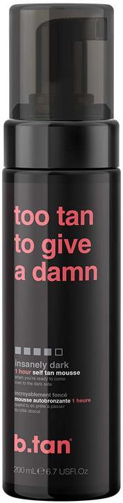 B.Tan Too Tan To Give A Damn Tan Mousse 200 ml (Selbstbräunungsschaum, 200 ml)