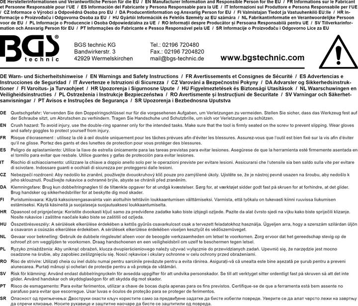 Immagine prodotto BGS Serie di chiavi a doppio anello extra piatte 6 - 22 mm 8 pz. (22 mm, 19 mm, 7 mm, 15 mm, 13 mm, 17 mm, 9 mm, 11 mm, 18 mm, 14 mm, 6 mm, 12 mm, 21 mm, 16 mm, 20 mm, 10 mm, 8 mm)