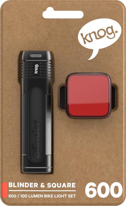Produktbild knog. Blinder 600 & Blinder Square (600 lm, 100 lm)