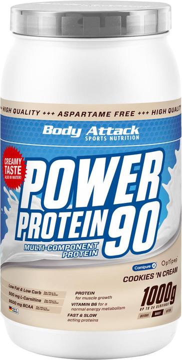 Produktbild Body Attack New Power Protein 90 (1000g Dose) (Lemon, Quark, 1 Stk., 1000 g)
