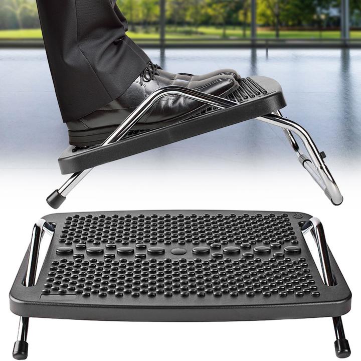 Actual product image Nedis Footrest - Ergonomic - To improve comfort while working - For a better body (42 x 31 x 2 cm)