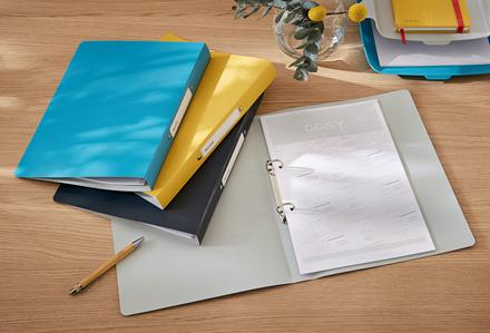 Actual product image Leitz Ring binder Cosy Gray (A4, 32 mm, 1 Piece)