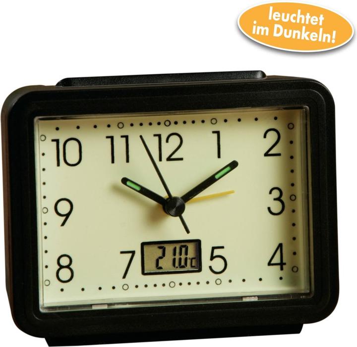 Image du produit Captain Clever Réveil lumineux avec indicateur de température, rectangulaire