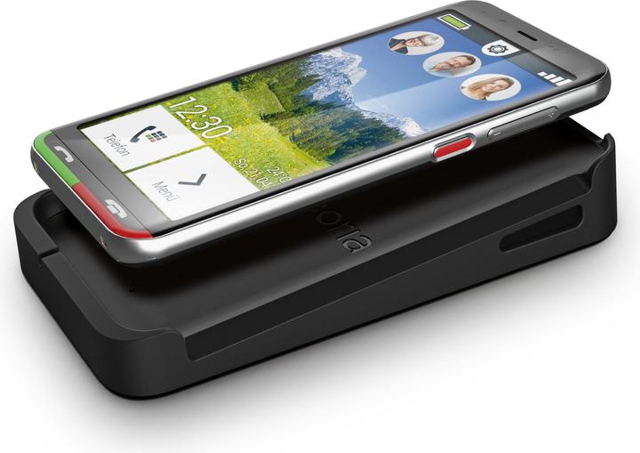 Produktbild Emporia Super Easy (32 GB, Schwarz, 4.95", Single SIM, 13 Mpx, 4G)