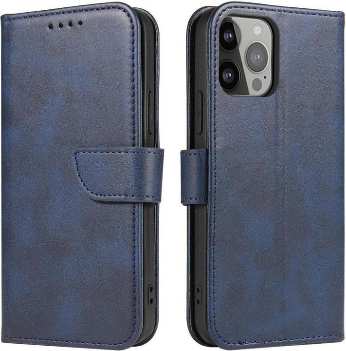 Produktbild Hurtel Back panel cover Magnet Case with Flip for Samsung Galaxy S25 Edge - Blue (Samsung Galaxy S25 Edge)