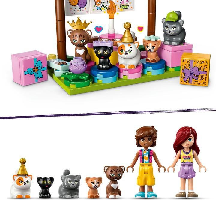 Produktbild LEGO Katzengeburtstagsparty & Baumhaus (42666, LEGO Friends)