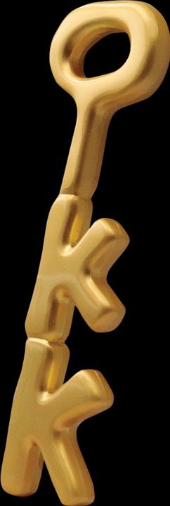 Image du produit Fanattik Réplique de Bob l'éponge Clé de crabe plaquée or 24k