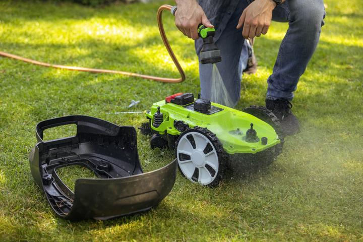 Actual product image Greenworks Lawn robot Optimow 5 (550 m²)