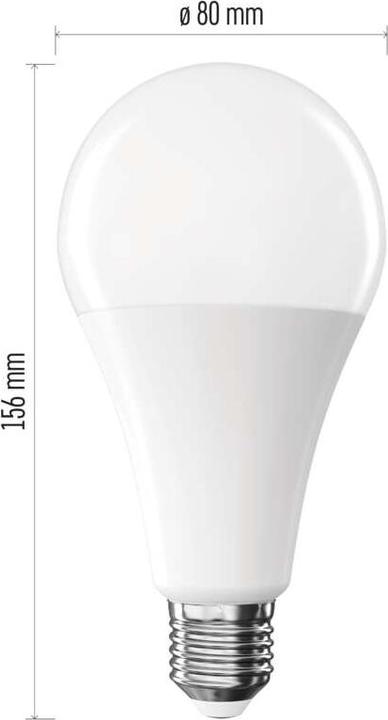 Produktbild Emos LED Lampe Classic A80 / E27 / 20 W (150 W) / 2452 lm / Kalt-Weiss (E27, 20 W, 2452 lm, 1 x, E)
