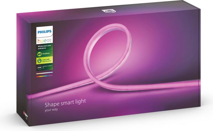 Actual product image Philips Hue Outdoor Lightstrip (RGBW, 500 cm, Outdoor)