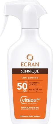 Ecran Sunnique Protective Milk Spray SPF50 270ml (Sun spray, SPF 50, 270 ml, 270 g)