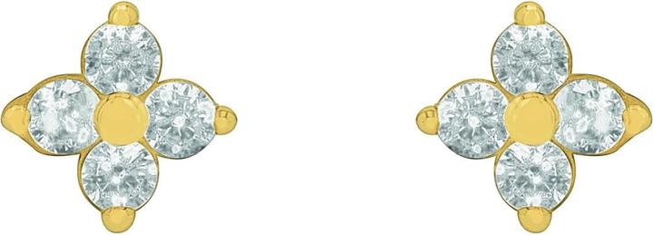 Produktbild zz_ArchivedByPCD_Amor Schmuck_zu_Amor Amor Ohrschmuck für Damen, Gold 375, Zirkonia synth. | Blume (9 ct, Gold 375)