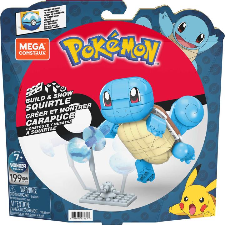 Image du produit Mega Construx Pokémon Carapuce à Construire - Jeu de construction - Dès 7 ans