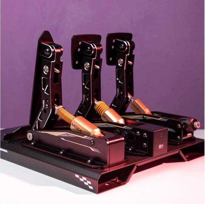 Actual product image Moza CRP Premium Load-Cell Pedalset (PC)