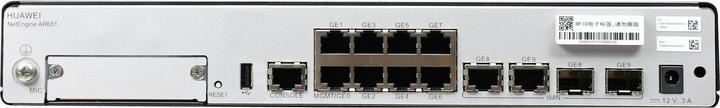 Image du produit Huawei AR651 2xGE combo WAN 8xGE LAN 1xUSB2.0 1xMIC slot