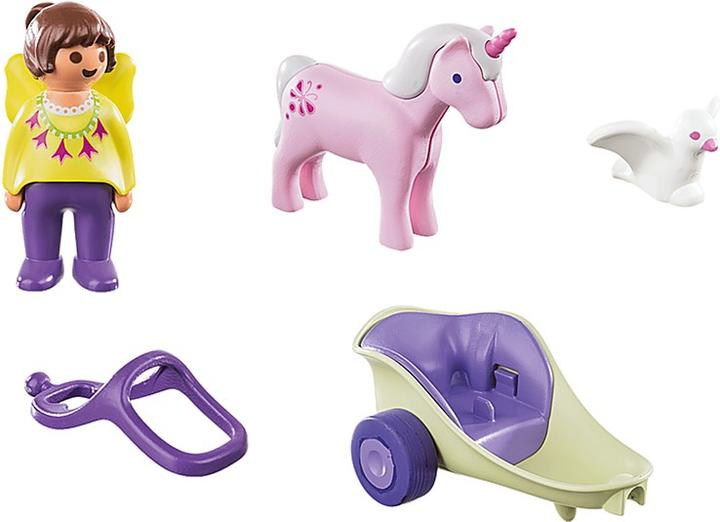 Produktbild Playmobil Einhornkutsche mit Fee (70401, Playmobil 1.2.3)