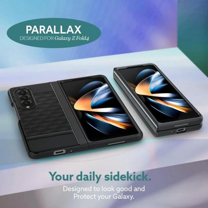 Produktbild Caseology Parallax Sam Galaxy Z Fold5 Czarny/Matte Black ACS06225 (Samsung Galaxy Z Fold5)