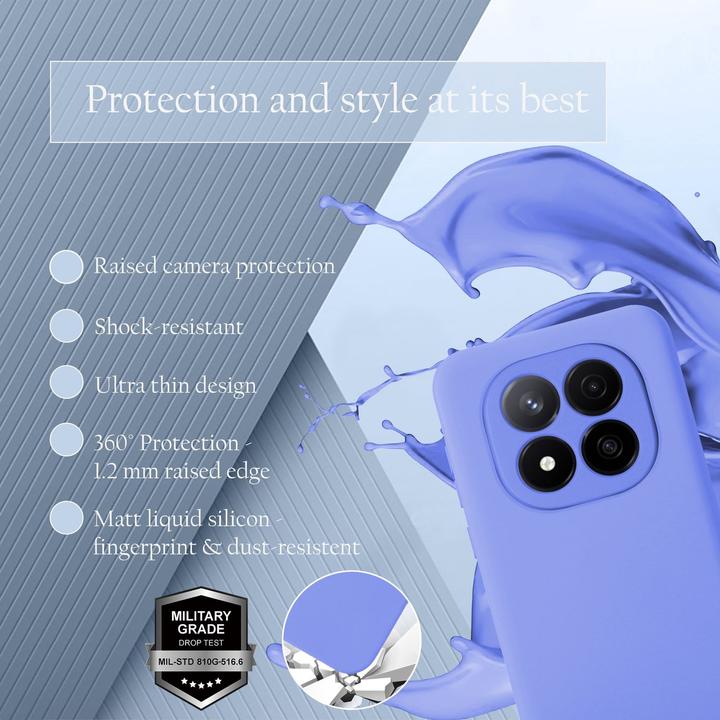 Actual product image Cadorabo Case for Xiaomi Redmi Note 14 Pro 5G TPU Liquid Silicone Cover (Xiaomi Redmi Note 14 Pro 5G)