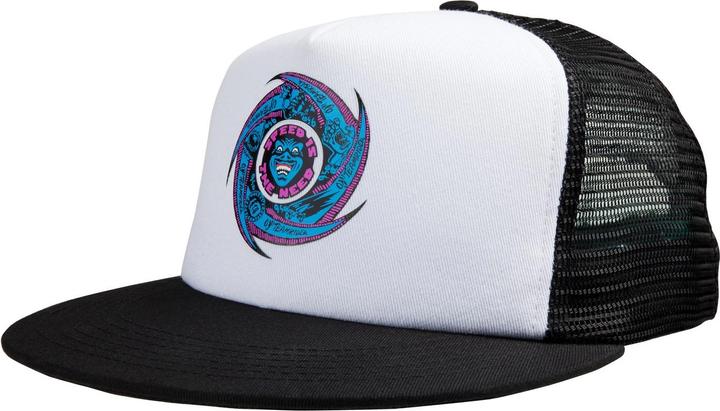 Actual product image Santa Cruz Speed Wheels Faces Meshback Cap