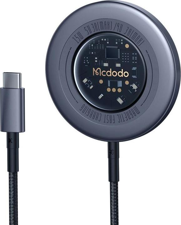 Actual product image Mcdodo Prism Series Magnetic Fast Wireless Charger (15 W)