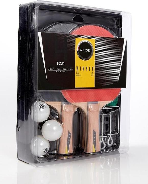 Lion TischtennisSet Gummi