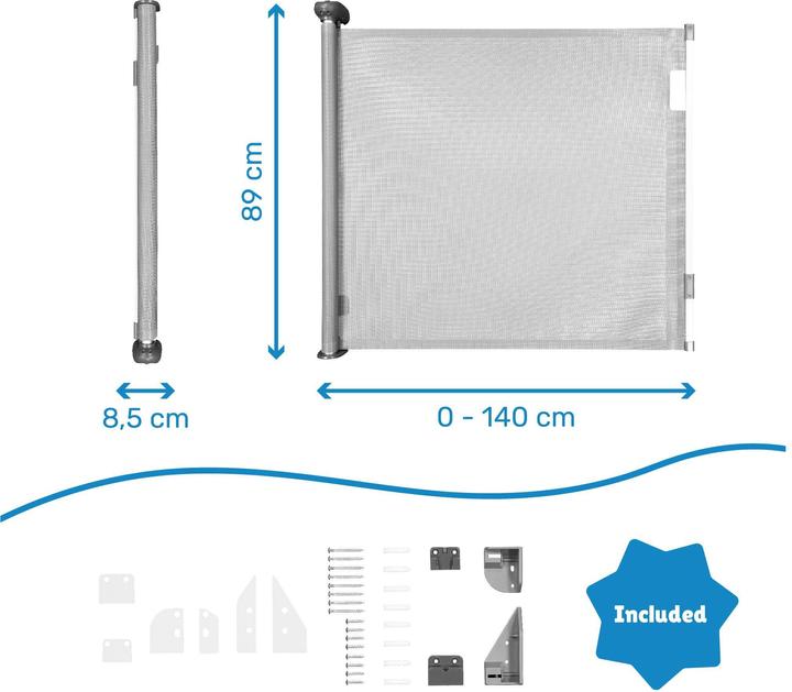 Produktbild Badabulle Safe & Roll (ausziehbar bis 140cm) (140 cm)