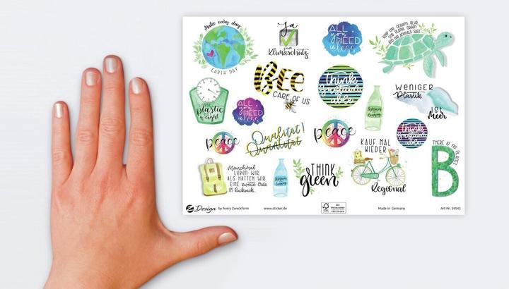 Actual product image Avery Lettering Stickers