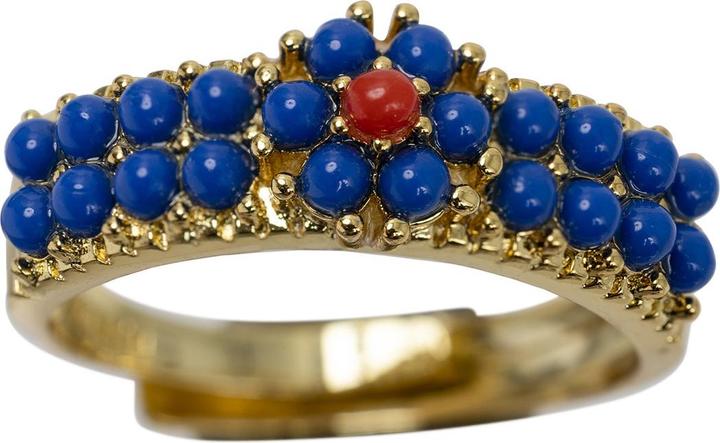 Produktbild Uzurii The Amazon Ring Blue (One Size, 925 Silber)