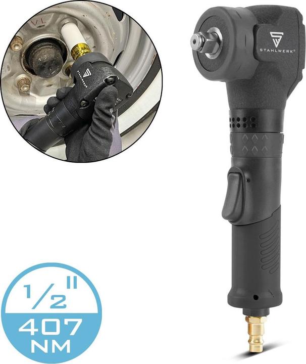 Image du produit Stahlwerk Clé à chocs pneumatique DSS-7500 ST avec 407 Nm, 7.500 tr/min (Air comprimé)