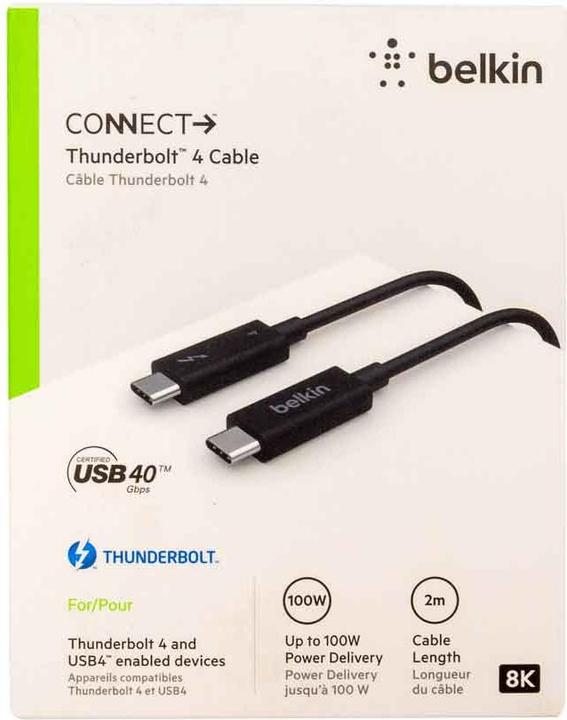 Actual product image Belkin USB C (Thunderbolt 4) – USB-C (Thunderbolt 4) (2 m, USB 4.0)