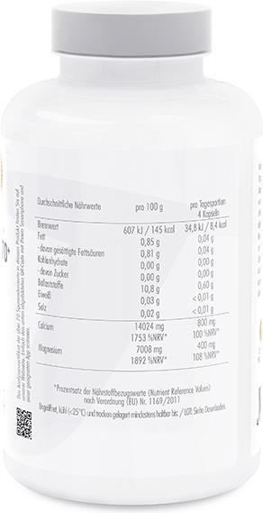 Valeurs nutritives et ingrédients ProFuel Cellulose CaMg70+ (180 capsules) (180 pièce(s), Capsules)