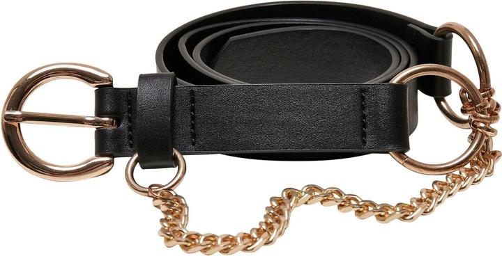 Actual product image Urban Classics Synthetic Leather Belt With Chain (S, M)