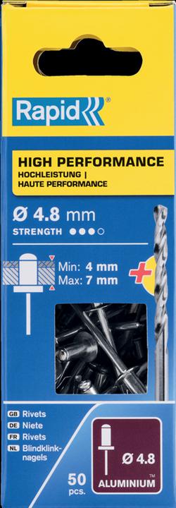 Actual product image Rapid Universal blind rivet Ø 4.8 x 10 mm