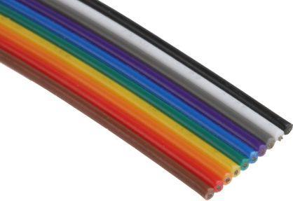 Produktbild Rs Pro Flachbandkabel 7x0,16mm 10-adrig 25m