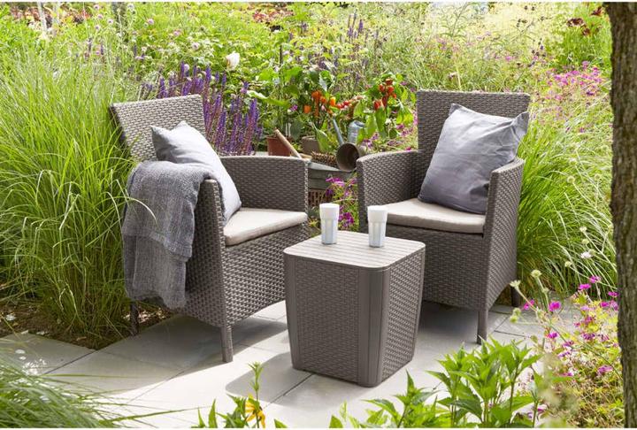 Immagine prodotto Keter Balcone Iowa Balcony Set Tavolo: 39x39x43 Sedia: 62x60x89 (62 cm)