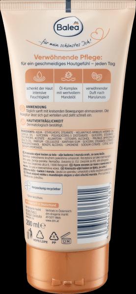 Produktbild dm Balea Creme-Öl Bodylotion Mandelöl (Körpercreme, Körperöl, 200 ml)