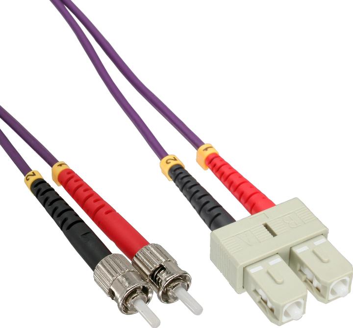 Actual product image InLine LWL Duplex cable (CAT8.1, 2 m)