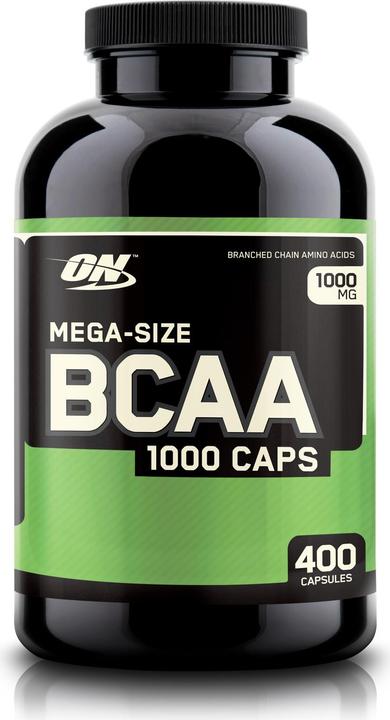 Optimum Nutrition Mega-Size BCAA (400 Stück, Kapseln, 255 g)