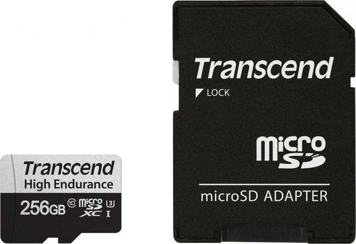 Actual product image Transcend High Endurance (256 GB, microSDXC, U3, UHS-I)