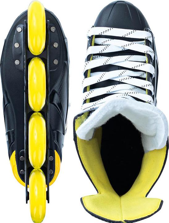 Immagine prodotto Story Pattini da hockey a rotelle Compact Mission giallo 40 (1101005065144) (40)
