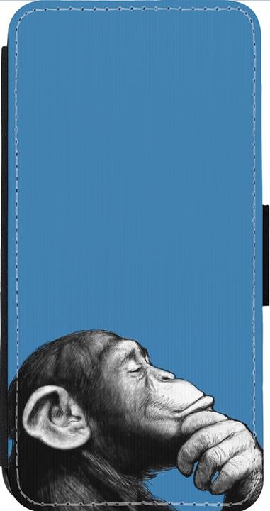 Produktbild PhoneLook Hülle Wallet schwarz Monkey Pop Art (Apple iPhone 14 Pro Max)