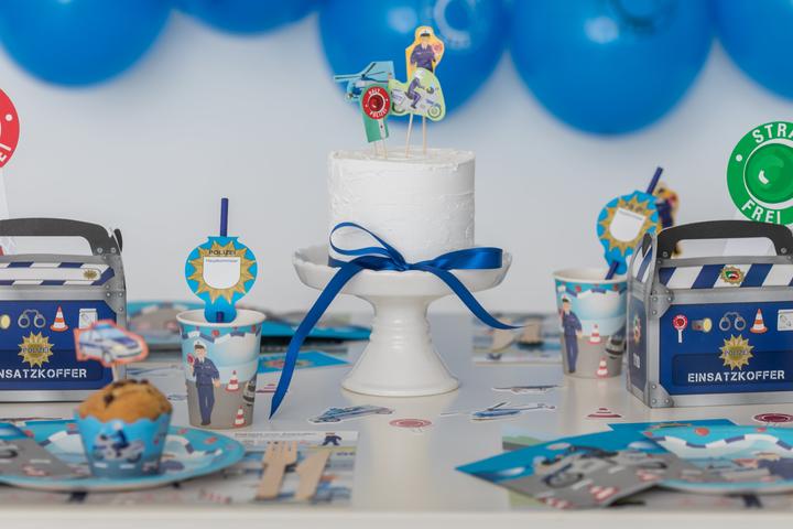Immagine prodotto DH-Konzept Ciondolo da soffitto della polizia Buon compleanno