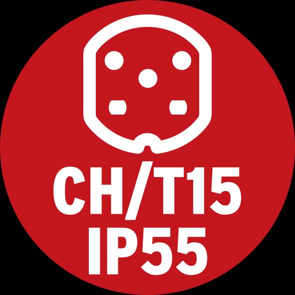 Actual product image Brennenstuhl Protective contact plug T15 230/400V/10A, IP55 *CH* (Type 15)