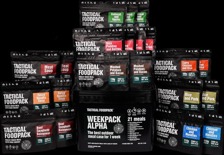 Actual product image Tactical Foodpack Weekpack Alpha (2100 g)