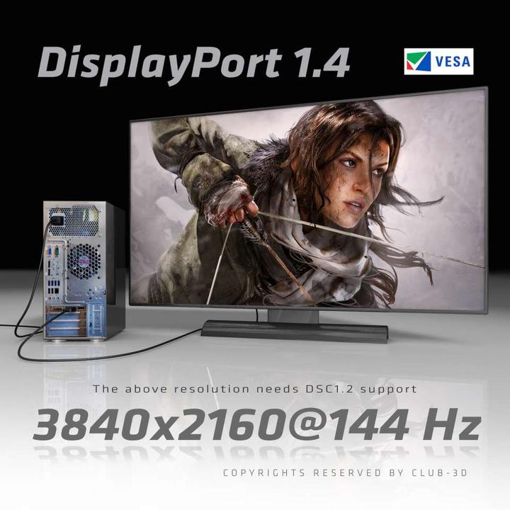 Immagine prodotto Club 3D DisplayPort — DisplayPort (4 m, DisplayPort)