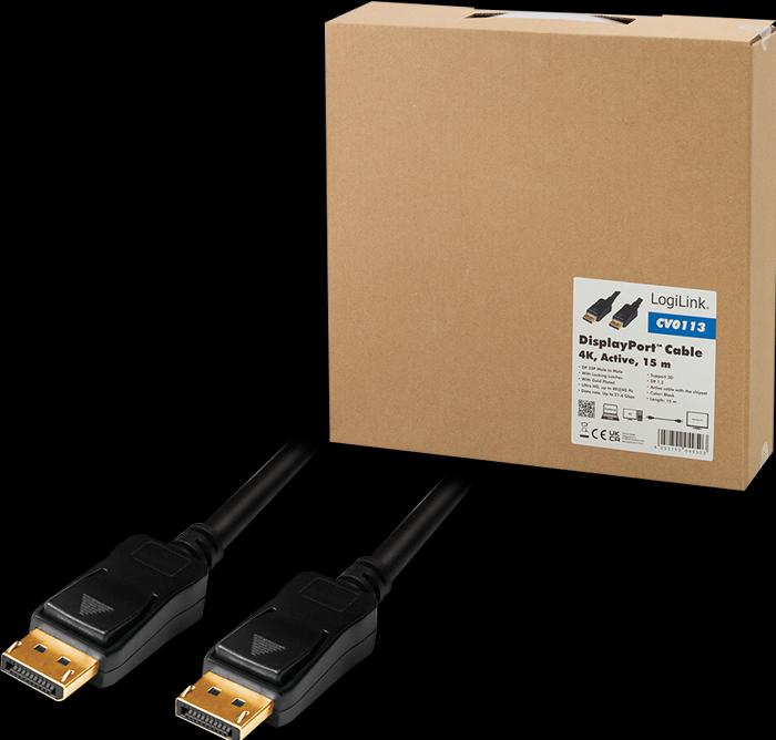 Actual product image LogiLink DisplayPort — DisplayPort (15 m, DisplayPort)