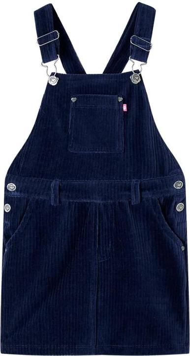 Produktbild VidaXL Kinder-Latzkleid Cord Marineblau 92,Material: 58 (92)