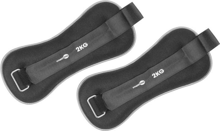 Actual product image Fitness Mad Neoprene Wrist And Ankle Weight (Pack of 2) (2 x 1 kg)