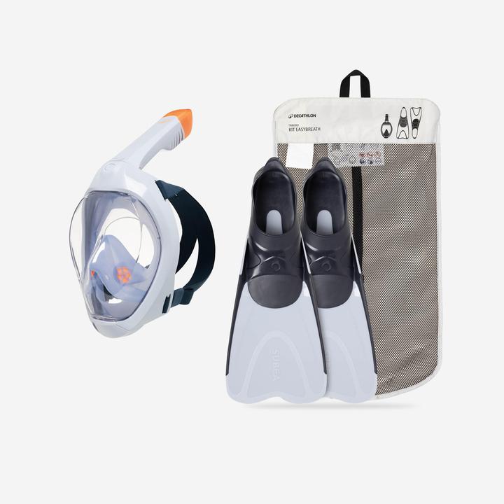 Image du produit Subea Kit de snorkeling masque Easybreath palmes Adulte - Kit EASYBREATH